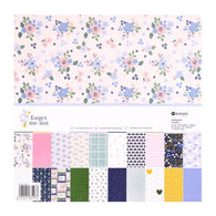 Rosie's Studio - Forget Me Not Collection Kit (20 Single Sided Sheets including 3 Foiled Sheets)