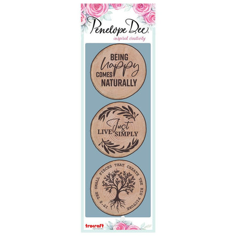 Penelope Dee - Naturally Collection - Wooden Tree Slices