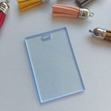 Rectangle Tag Keyring From