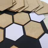 3mm Sublimation Hexagon Disks from