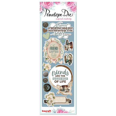 Penelope Dee - Mocha Collection - Journal Stickers