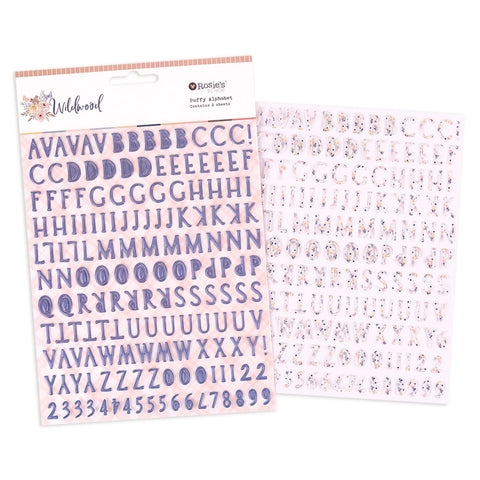 Rosie's Studio - Wildwood Collection - Puffy Alphabet (2sheets)
