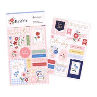 Rosie's Studio - Bayfair Collection - Chipboard Embellishments (2 sheets)