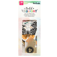 Vicki Boutin - Bold and Bright Collection - Die Cut Paper Clips