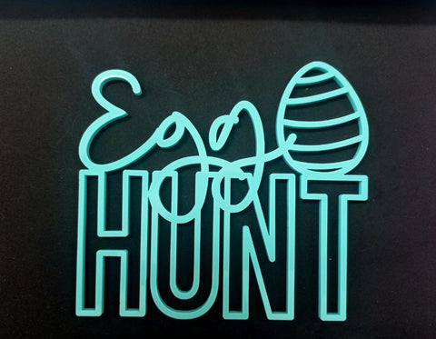 3mm Acrylic - Egg Hunt - Turquoise