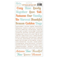 Mintay - Autumn Splendor Collection - 6x12 Words Stickers