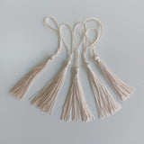 Bookmark Tassels - Cream 130mm (5pcs)