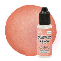 Couture Creations - Alcohol Ink - Glitter Accents - Peach 12ml