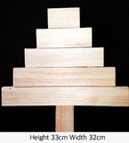 Wooden Product - Wall Hanging - Christmas Tree 33x32cm