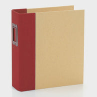Simple Stories - Limited Edition 6x8 Sn@p Binder - Cranberry