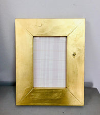 Frame - Raw Pine - Gold 10x15cm