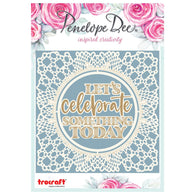 Penelope Dee - Soiree Collection Chipboard - Let's Celebrate