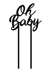 Cake Topper - Oh Baby