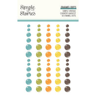 Simple Stories - SV Country Harvest Collection - Enamel Dots
