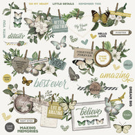Simple Stories - SV Weathered Garden Collection - Banner Stickers
