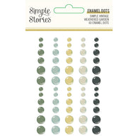 Simple Stories - SV Weathered Garden Collection - Enamel Dots
