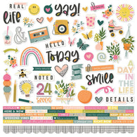 Simple Stories - Good Stuff Collection - Cardstock Stickers