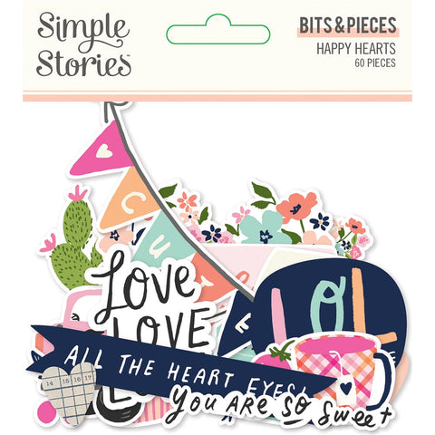 Simple Stories - Happy Hearts Collection - Bits & Pieces