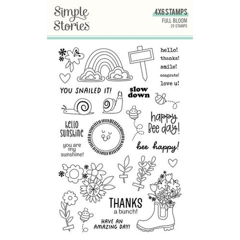 Simple Stories - Full Bloom Collection - Stamps