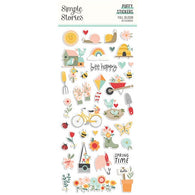 Simple Stories - Full Bloom Collection - Puffy Stickers
