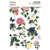 Simple Stories - SV Indigo Garden Collection - Sticker Book