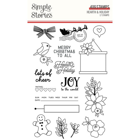 Simple Stories - Hearth & Holiday Collection - Stamps