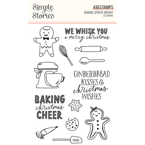Simple Stories - Baking Spirits Bright Collection - Stamps