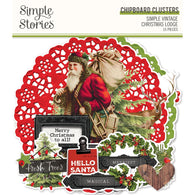 Simple Stories - SV Christmas Lodge Collection - Chipboard Clusters