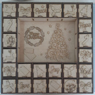 Christmas Advent Calendar With Inserts - Blank II