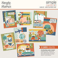 Simple Stories - Safe Travels Collection - Wish You Were Here Card Kit