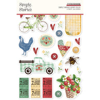 Simple Stories - SV Berry Fields Collection - Sticker Book