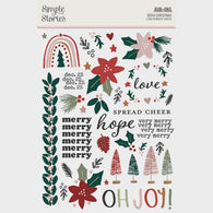 Simple Stories - Boho Christmas Collection - Rub-Ons