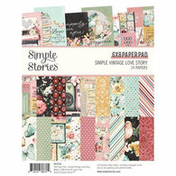 Simple Stories - SV Love Story Collection - 6x8 Paper Pad