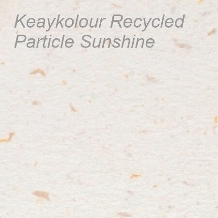 A4 Keaykolour Recycled Particles - Sunshine 100gsm