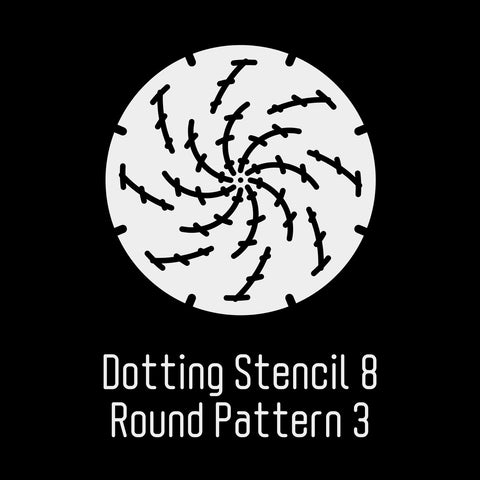 4"x4" Dotting Stencil 8