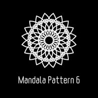 4"x4" Mandala Mask 6