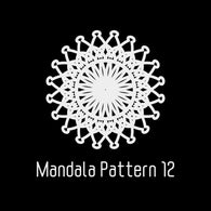 4"x4" Mandala Mask 12