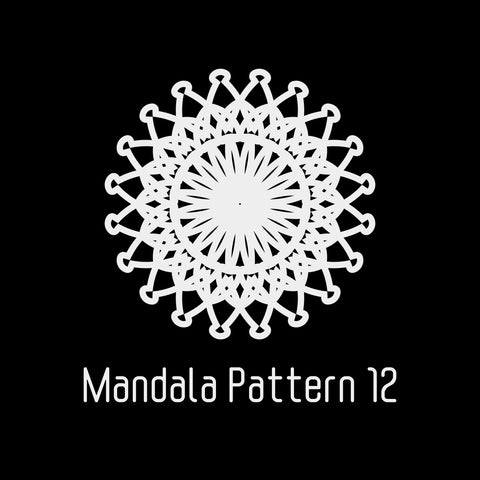 4"x4" Mandala Mask 12