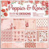 Little Birdie - Poppies and Roses Flowers Collection Kit (single sided)