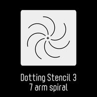 4"x4" Dotting Stencil 3
