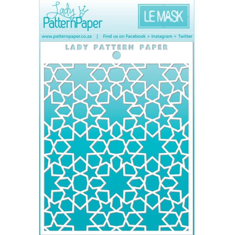 Lady Pattern Paper - Moon Child Collection Stencil - Stars