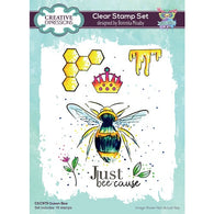 Creative Expressions - 6x8" Bonita Moaby Stamp - Queen Bee