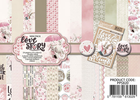 Celebr8 - Love Story Collection - Mini Paper Pack