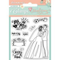Stamperia - Love Story Collection Stamp - Mr & Mrs 9