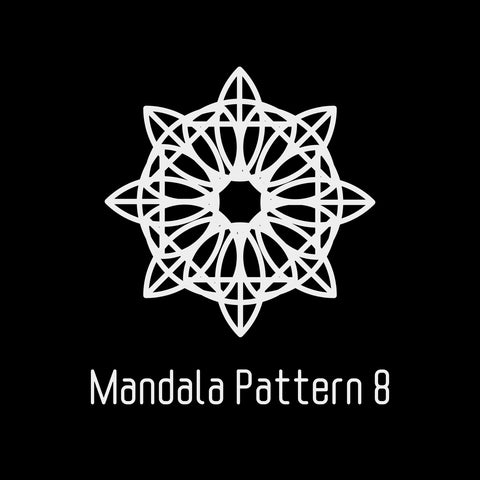 4"x4" Mandala Mask 8