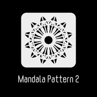 4"x4" Mandala Stencil 2