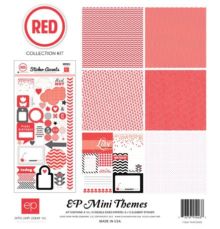 Echo Park - Red 12x12 Mini Collection Kit