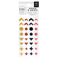 Pink Paislee - Again & Again Collection - Enamel Shapes