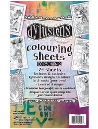 Dylusions - Coloring Sheets - 24 Sheets
