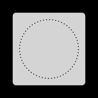 1"x1" Stitching Stencil - Circle